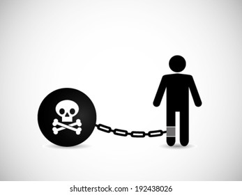 Bound Death Illustration