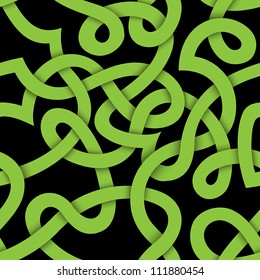 Bound ribbon seamless pattern