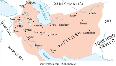 Grenzen des Staates Safavid