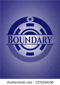 Boundary denim background