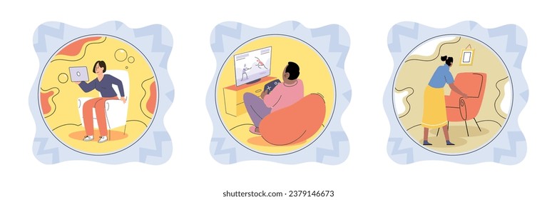 Boundary vector illustration. Psychological research explores concept boundaries and their impact on relationships Social interactions heavily rely on effective communication and respect