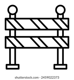 Boundary Vector Line Icon Design