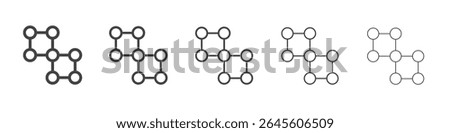 Bounding box icon outline ilustration vector symbol
