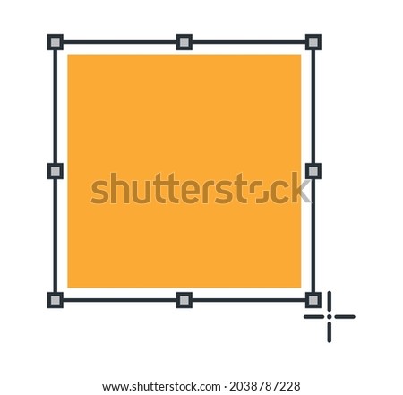 bounding box with one square