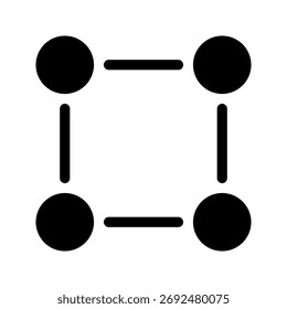Ilustración de diseño de símbolo de Vector de icono delimitador