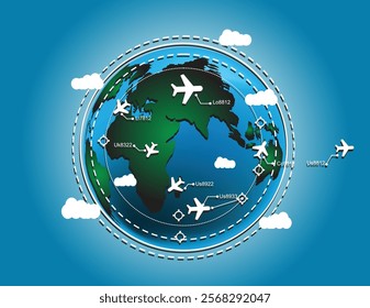 Boundless World, which emphasizes the possibility of traveling anywhere in the world. Connecting the world, which emphasizes the connection between people and places around the world.