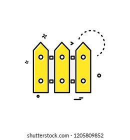 Boundry icon design vector