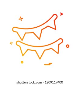 BOunties icon design vector