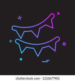 BOunties icon design vector