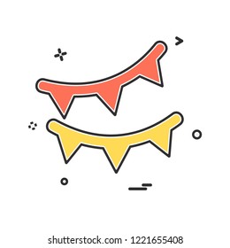 BOunties icon design vector
