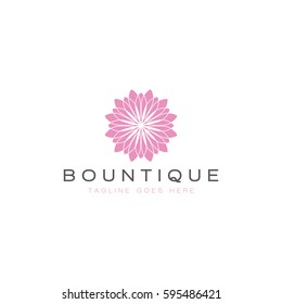 bountique  logo icon vector template
