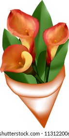 bouquet of beautiful flowers with the possibility of printing