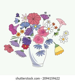 Bloom Vase のベクター画像素材 画像 ベクターアート Shutterstock