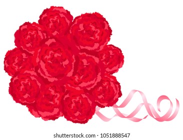 Bouquet of Carnation for Mother's Day