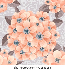 bouquet of delicate flowers for greeting card or wedding invitation