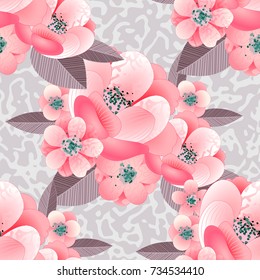 bouquet of delicate flowers for greeting card or wedding invitation