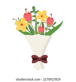 Icono vectorial plano de Bouquet que puede fácilmente modificar o editar 