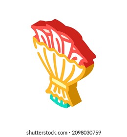 bouquet flower isometric icon vector. bouquet flower sign. isolated symbol illustration