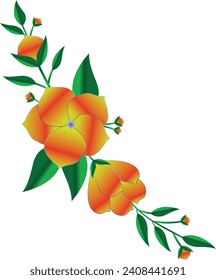 bouquet flower vector design on a white background