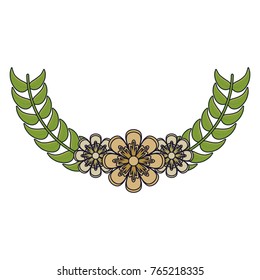 bouquet flower  vector illustration