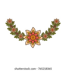 bouquet flower  vector illustration