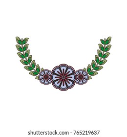 bouquet flower  vector illustration