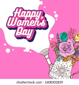 bouquet of flower for women's day