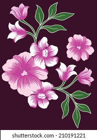 A bouquet of flowers.
