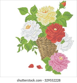 a bouquet of flowers