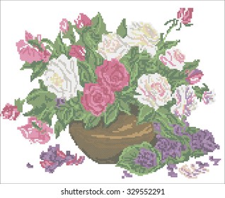 a bouquet of flowers