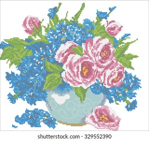 a bouquet of flowers