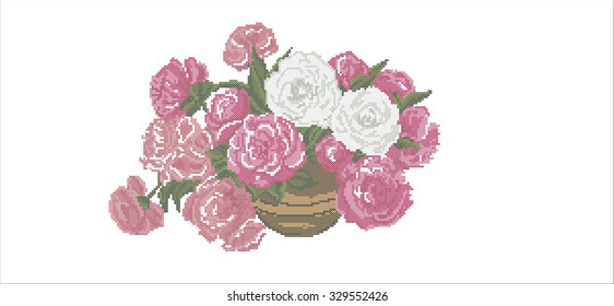 a bouquet of flowers