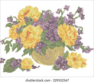 a bouquet of flowers