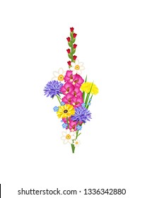 Bouquet of flowers decor