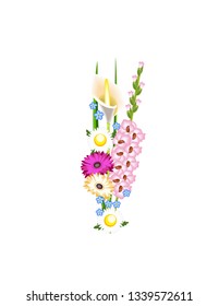 Bouquet of flowers decor