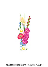 Bouquet of flowers decor