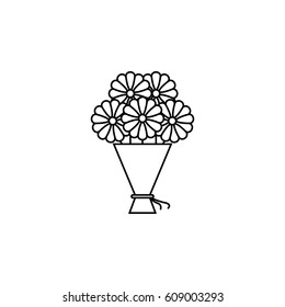 bouquet of flowers icon
