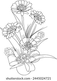 bouquet of flowers,illustration of a flower,flower, vector, floral, pattern, nature, illustration, vintage, flowers, plant, drawing, leaf, decoration, design, art, summer, sketch, wallpaper,