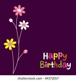 Bouquet of flowers.vector illustration