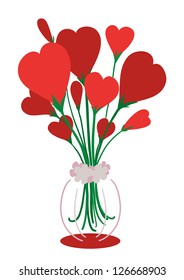 bouquet of hearts