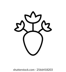 Bouquet icon. Event icon design. vector graphic