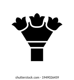 bouquet icon or logo isolated sign symbol vector illustration - high quality black style vector icons
