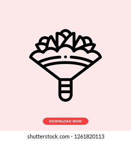 Bouquet icon modern vector style