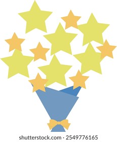 A bouquet made of many stars