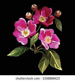 Bouquet of natural flowers 