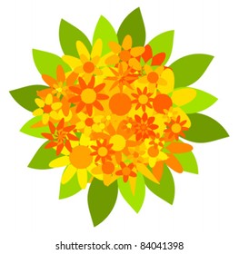 Similar Images, Stock Photos & Vectors of Bouquet of orange and yellow