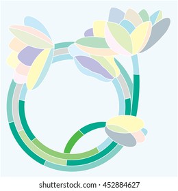 Bouquet Paste background vintage vector