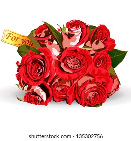 Bouquet  of Red roses