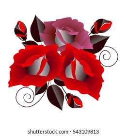 Bouquet of roses.