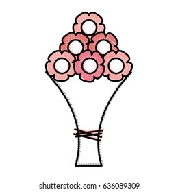 bouquet of roses icon